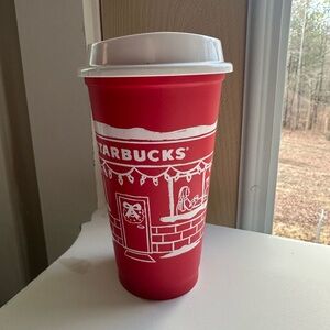 Starbucks Holiday 2025 Reusable Red Cup - “Cheers!” Limited Edition